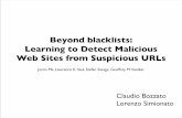 Beyond blacklists: Learning to Detect Malicious Web Sites ...