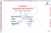 REPORT SESSIONI PER GRUPPI - FIDAL