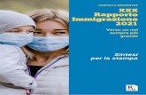 CARITAS E MIGRANTES XXX Rapporto Immigrazione 2021