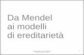 Da Mendel ai modelli - Pordenone
