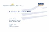 Il mercato dei derivati IDEM - Borsa Italiana