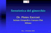 Semeiotica del ginocchio - Melchiorre Gioia