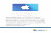 Termini e condizioni del servizio App Store & iTunes