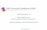 DB2 Universal Database (UDB) - unibo.it