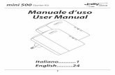 mini 500 Starter Kit Manuale d’uso User Manual