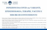 INFEZIONI DA COVID-19: VARIANTI, EPIDEMIOLOGIA, TERAPIE ...
