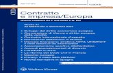 2016 Contratto e impresa/Europa - CORE