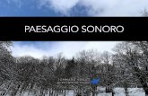 PAESAGGIO SONORO - Tommaso Rosati