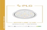 ROTOR LAMP 12 DW - PLG LED Lighting