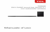 TS9030 RAY·DANZ sound bar Atmos 3.1 con subwoofer wireless