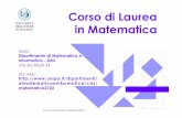 Corso di Laurea in Matematica - unipa.it
