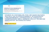 STUDIO DI FATTIBILITÀ PER UN’AGRICOLTURA SOCIALE ED ...