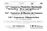 Associazione Cultura e Musica Giulio Rospigliosi – in ...