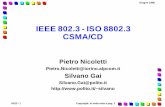 IEEE 802.3 - ISO 8802.3 CSMA/CD