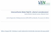 Interconfronto Water Rad 01- ulteriori considerazioni