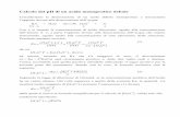 Calcolo del pH di un acido monoprotico debole