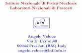 Angelo Veloce Via E. Fermi,40 00044 Frascati (RM) Italy ...