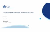 TUTORIAL Progetti Integrati di Filiera (PIF) 2022
