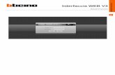W Interfaccia WEB V3 13 B Manuale di istruzioni B