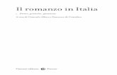 Il romanzo in Italia - Carocci