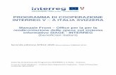 PROGRAMMA DI COOPERAZIONE INTERREG V A ITALIA SVIZZERA