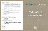 Calendario presentazioni - Fenicia Eventi