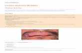 Lesión ulcerosa de labio - Dermatología Argentina
