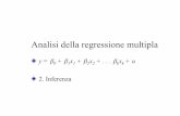Analisi della regressione multipla