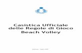 Casistica Ufficiale delle Regole di Gioco Beach Volley