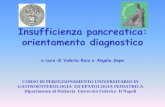 Insufficienza pancreatica: orientamento diagnostico