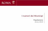 I numeri dei Municipi - Roma Capitale