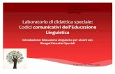 Codici comunicativi dell’Educazione Linguistica