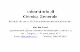 Laboratorio di Chimica Generale - units.it