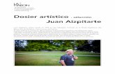 Dosier artístico Juan Aizpitarte