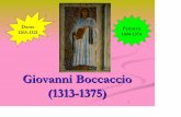Giovanni Boccaccio (1313-1375) - Scuole Maestre Pie