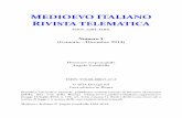 MEDIOEVO ITALIANO RIVISTA TELEMATICA