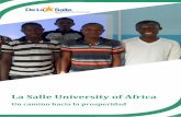 La Salle University of Africa - De La Salle Solidarietà ...