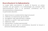Esercitazioni in laboratorio - Università del Salento