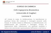 CORSO DI CHIMICA CdS Ingegneria Biomedica Università di ...