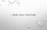 I sensi delle ‘scritture’