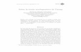 Sobre la teor a morfogen etica de Turing