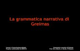 La grammatica narrativa di Greimas