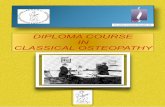 DIPLOMA COURSE IN CLASSICAL OSTEOPATHY