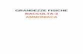 GRANDEZZE FISICHE RACCOLTA-3 AMMONIACA