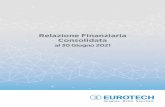Relazione Finanziaria Consolidata al 30 giugno 2021 Eurotech