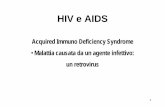 Acquired Immuno Deficiency Syndrome Malattia causata da un ...