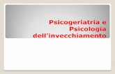 Psicogeriatria e Psicologia - Infermieristica Lecce