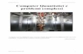 Computer Quantistici e problemi complessi