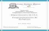 Dipartimento di I.R.C. Programmazione di Religione