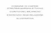 Relazione conto del bilancio 2018 - comune.caprie.to.it